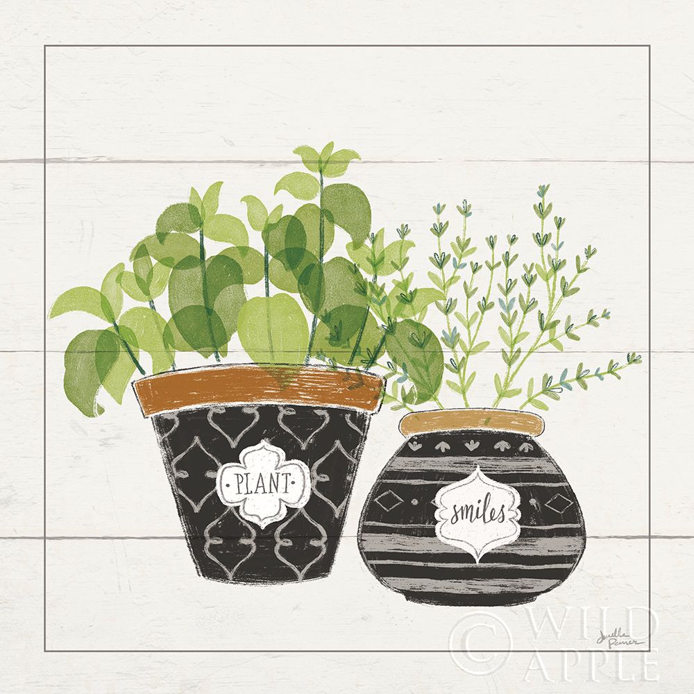 Wall Art Painting id:252405, Name: Fine Herbs V Smiles, Artist: Penner, Janelle