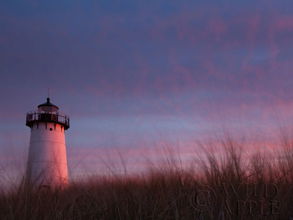 Art Print: Lighthouse at Sunset