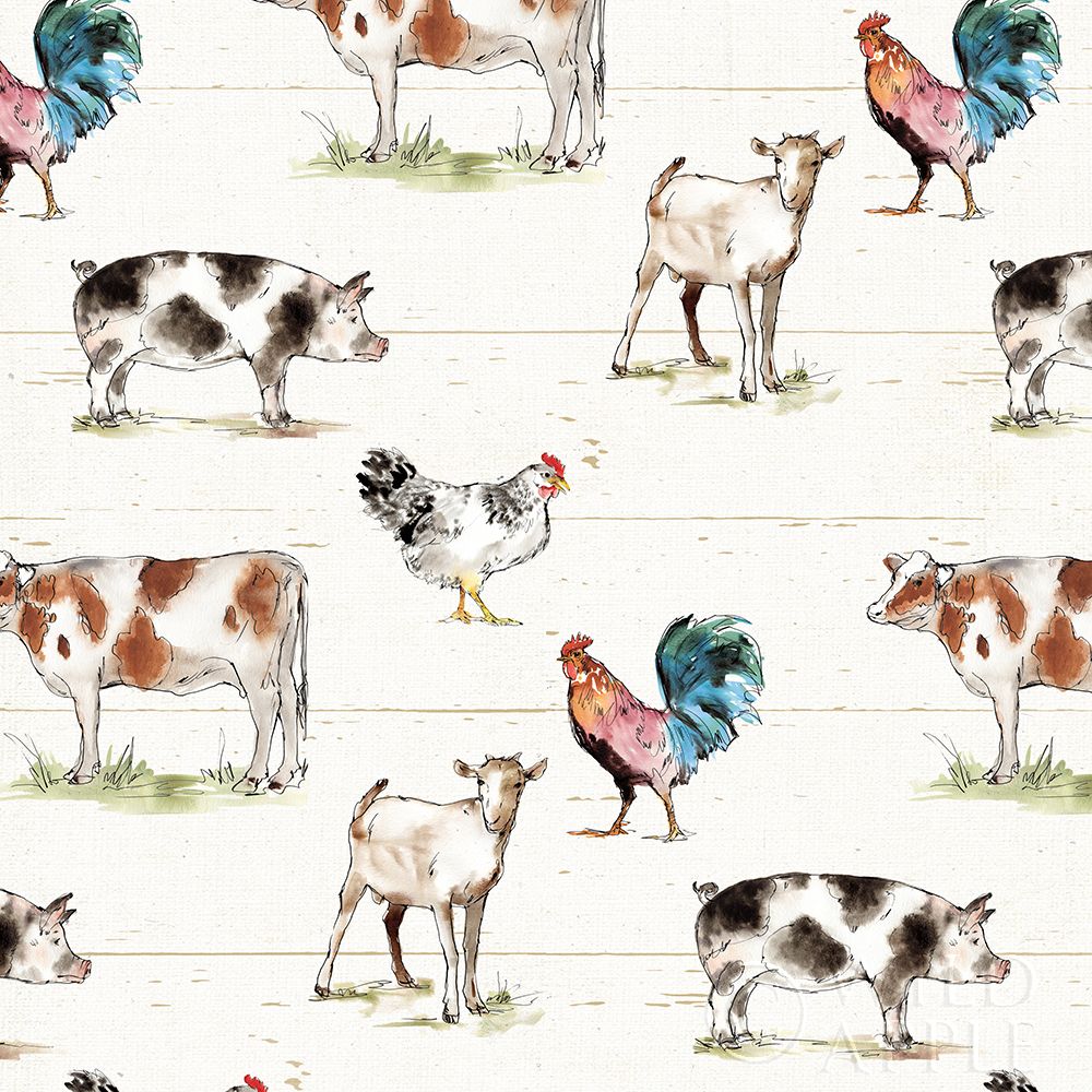 Art Print: Down on the Farm Step 01A