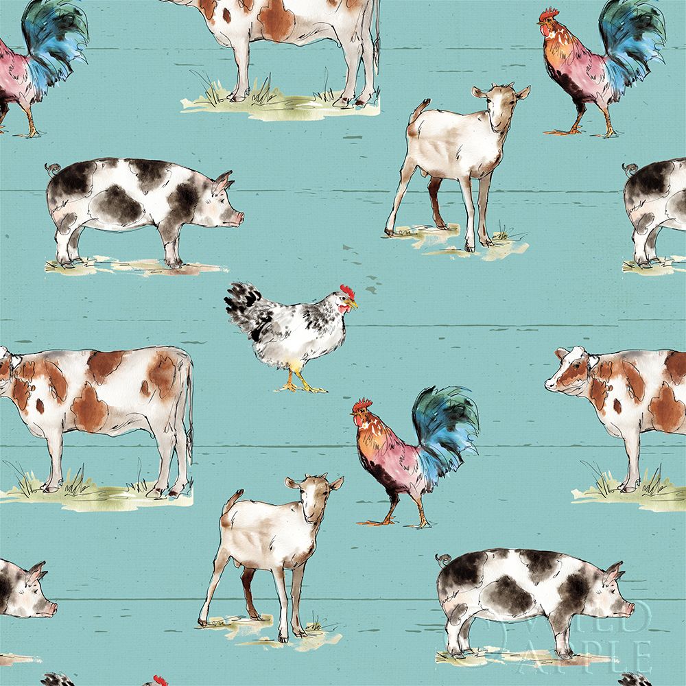 Art Print: Down on the Farm Step 01C