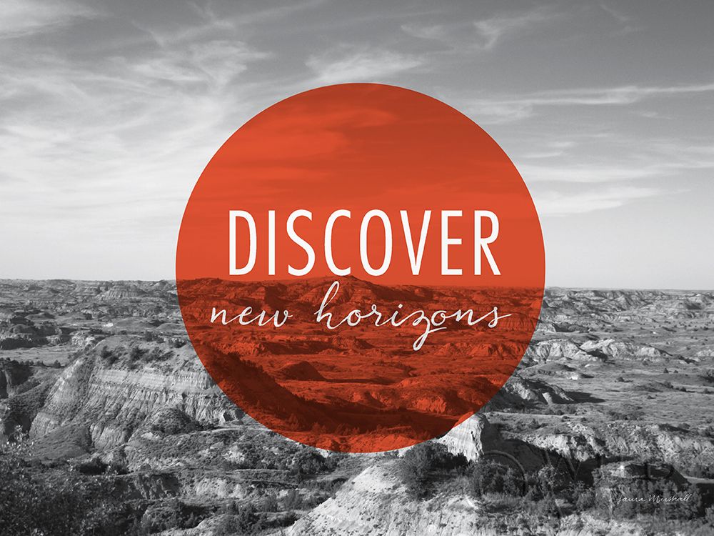 Art Print: Discover New Horizons v2
