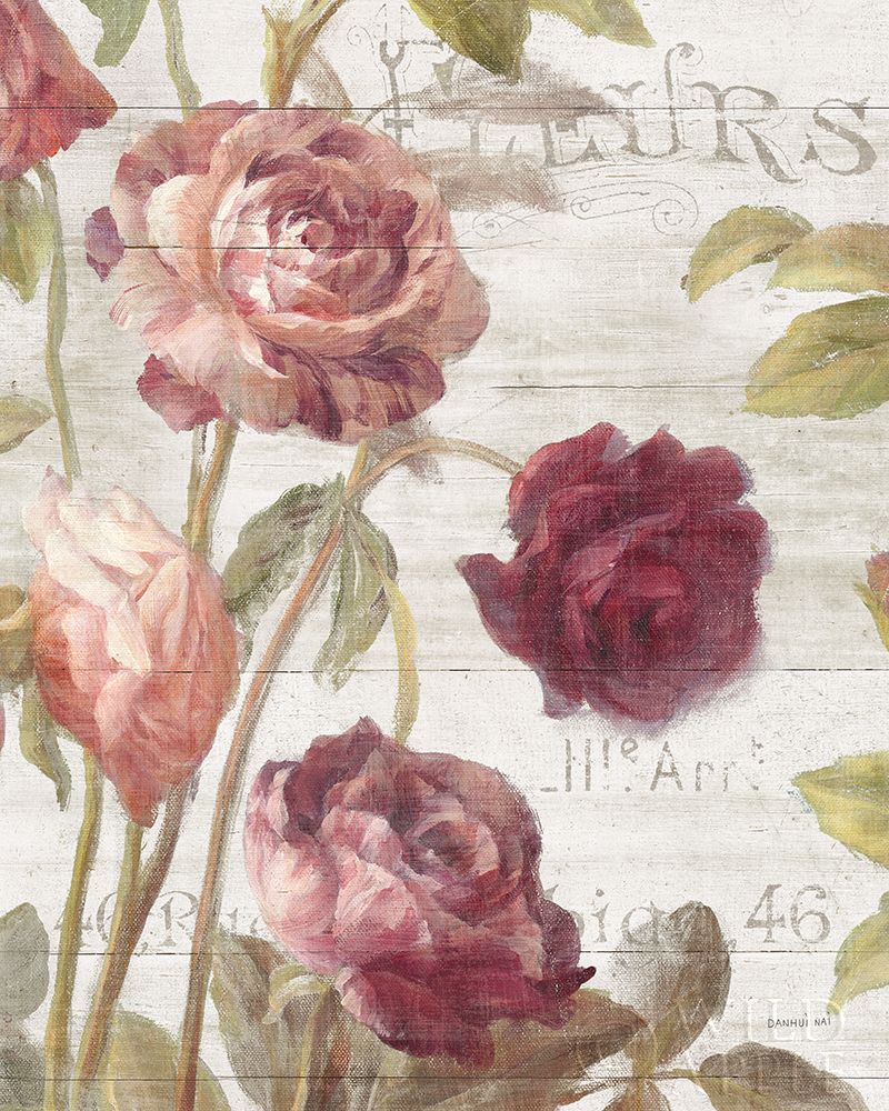 Art Print: French Roses II