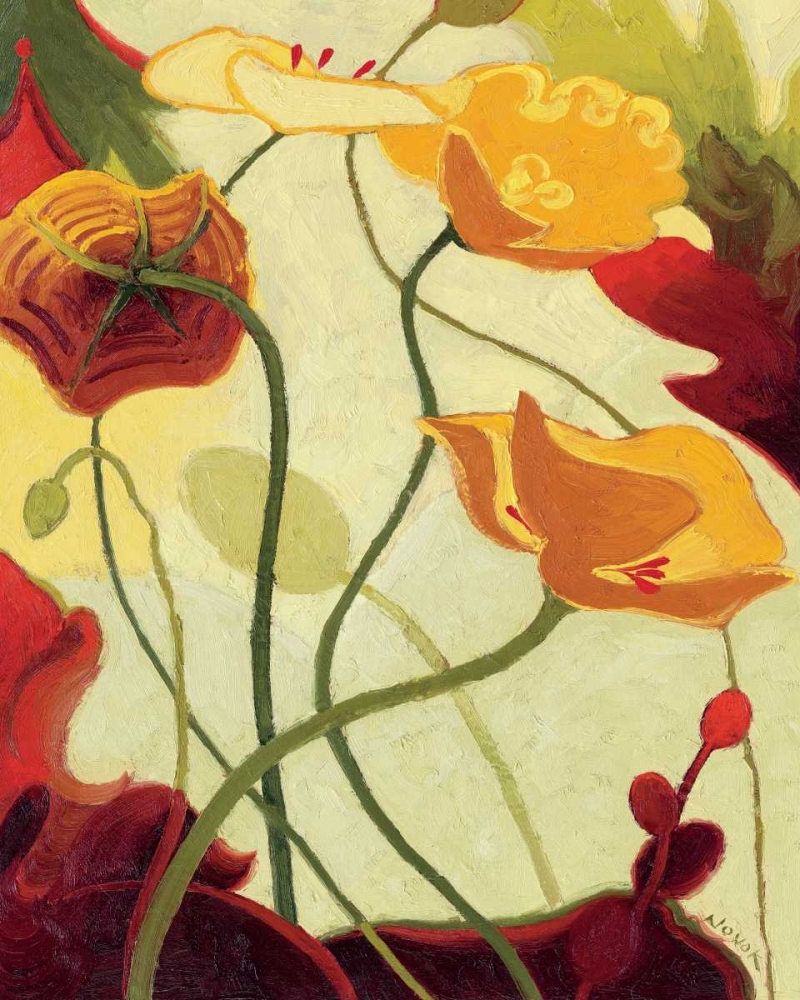 Wall Art Painting id:19062, Name: Tres Vignes III, Artist: Novak, Shirley