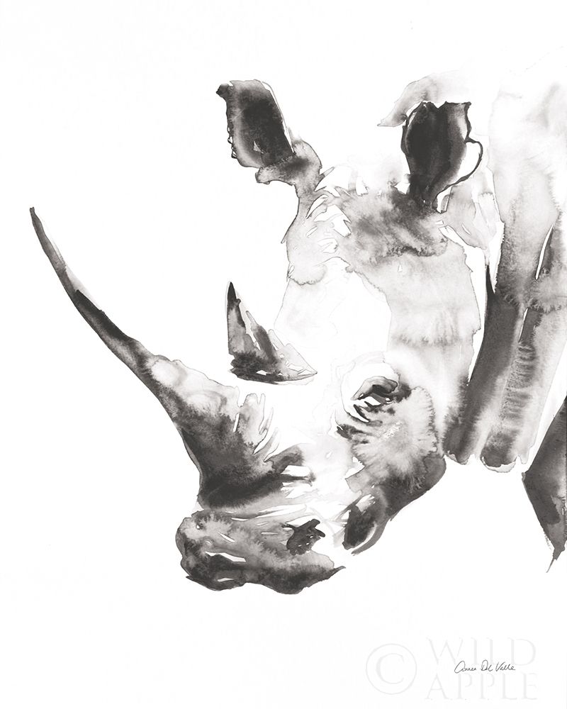 Art Print: Rhino Gray Crop