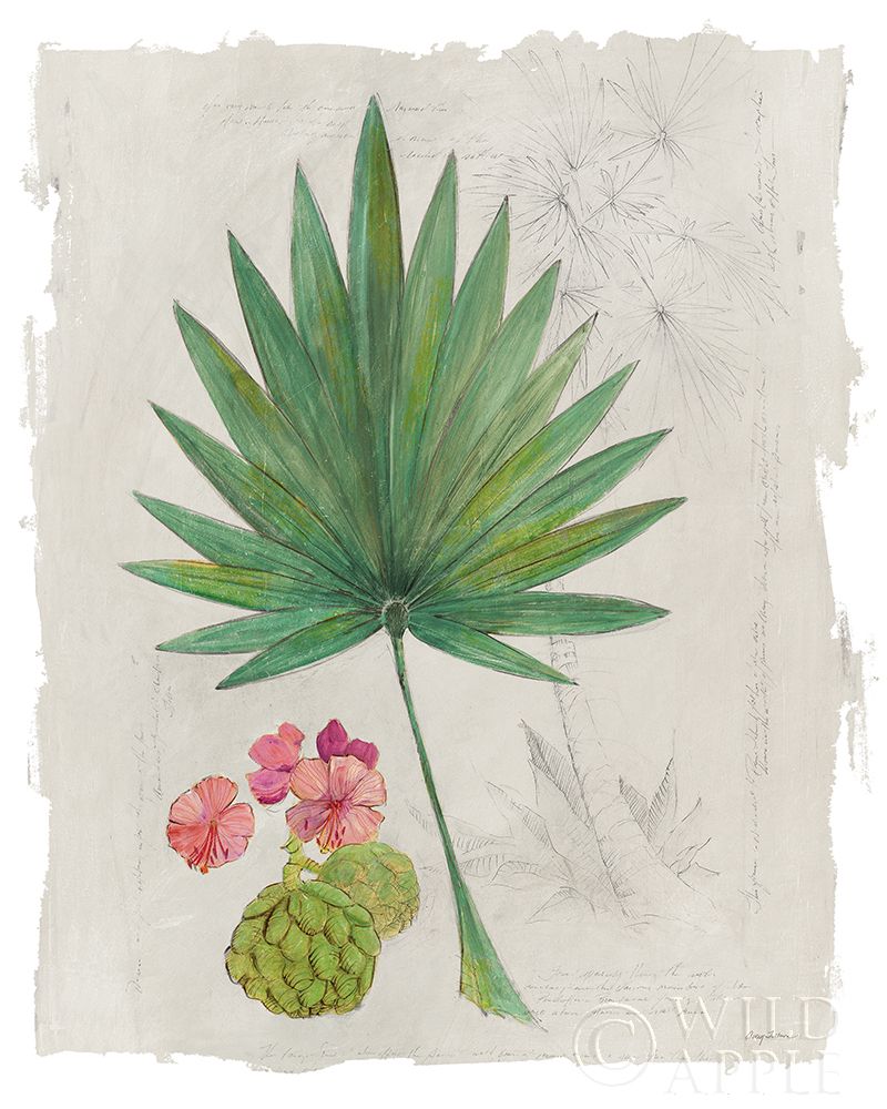 Art Print: Botanical Journal II Light