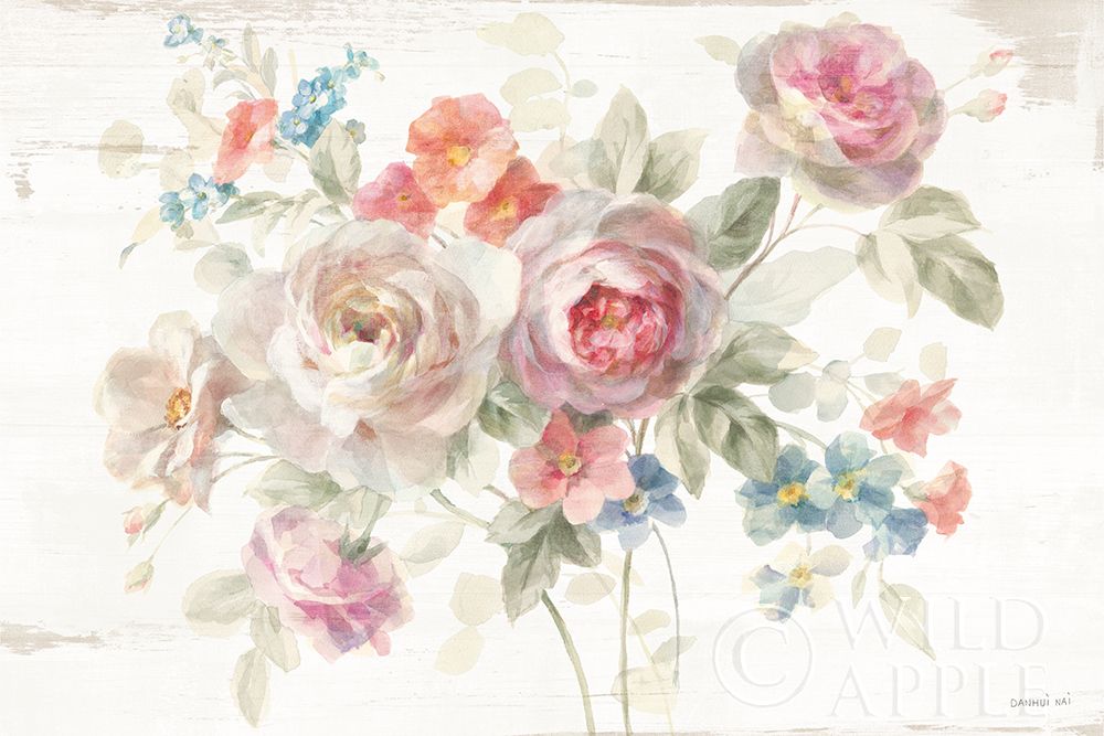 Wall art: Cottage Garden I, by Nai, Danhui