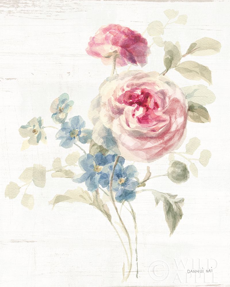 Wall Art Painting id:247348, Name: Cottage Garden II, Artist: Nai, Danhui