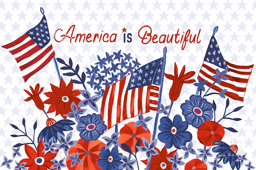 Art Print: America the Beautiful I