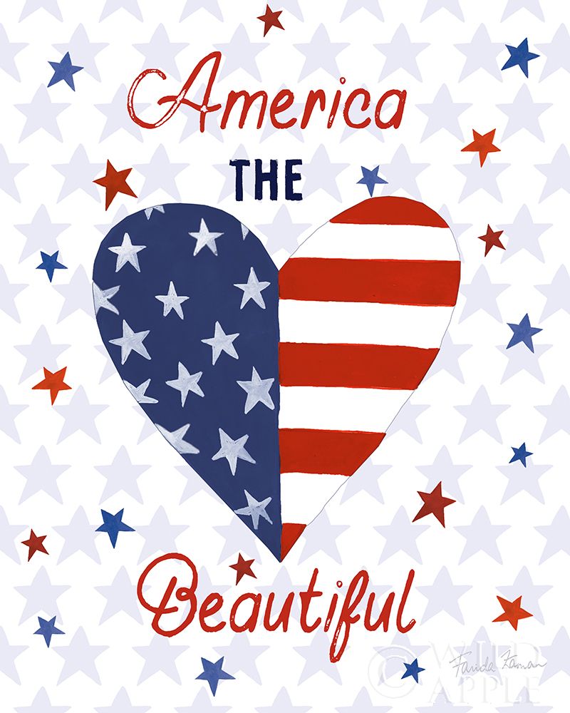Art Print: America The Beautiful II