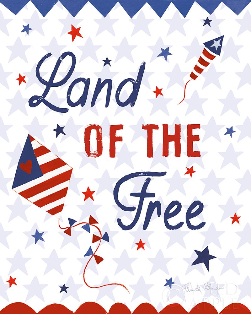 Art Print: America The Beautiful IV