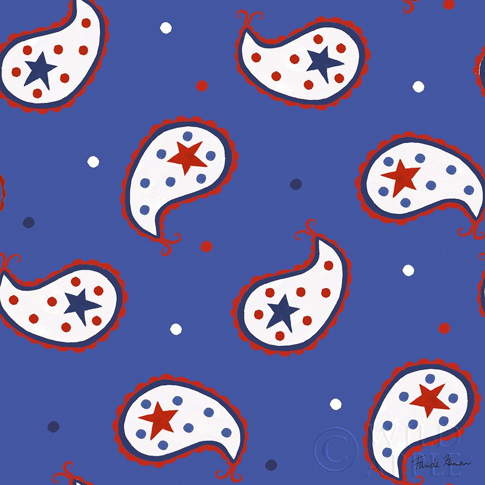 Art Print: America the Beautiful Pattern I C