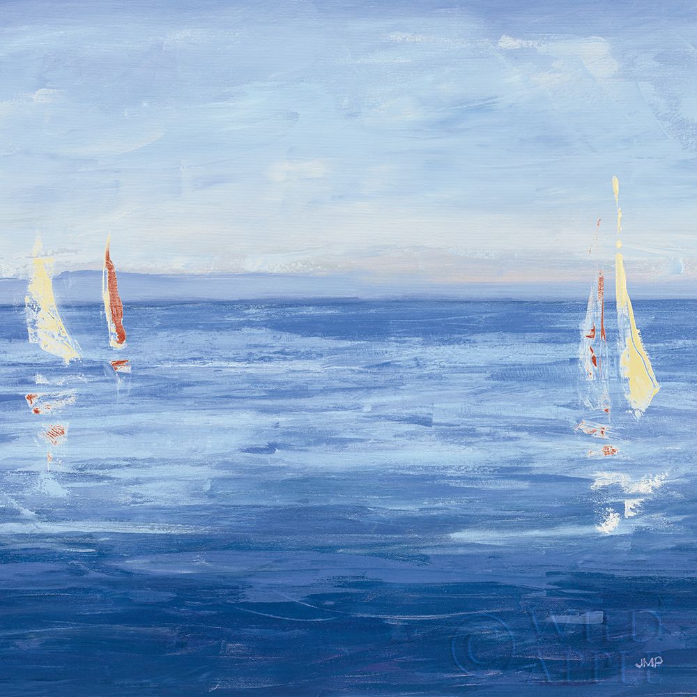 Art Print: Open Sail with Red Crop