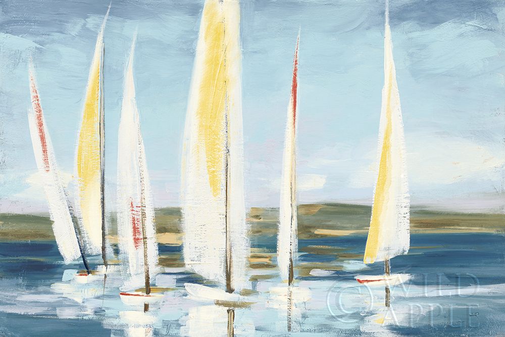 Art Print: Horizon with Red