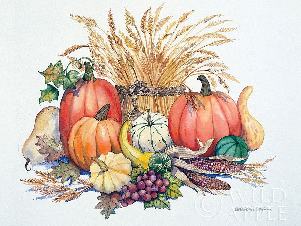 Art Print: Pumpkin Harvest