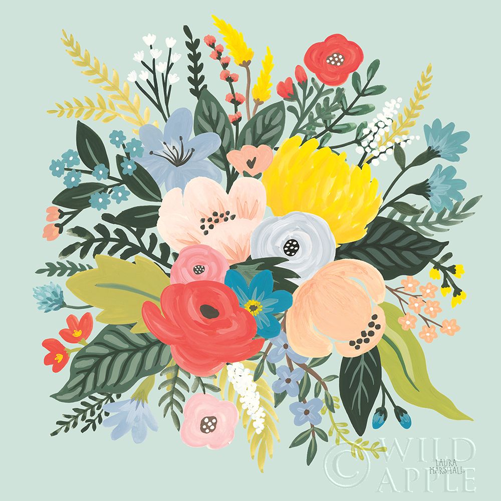 Wall Art Painting id:247015, Name: Wild Garden V, Artist: Marshall, Laura