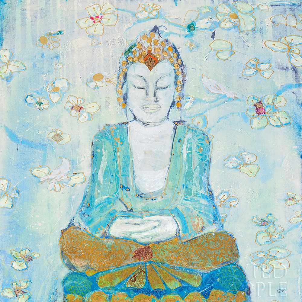 Wall art: Buddha Square, by Day, Kellie