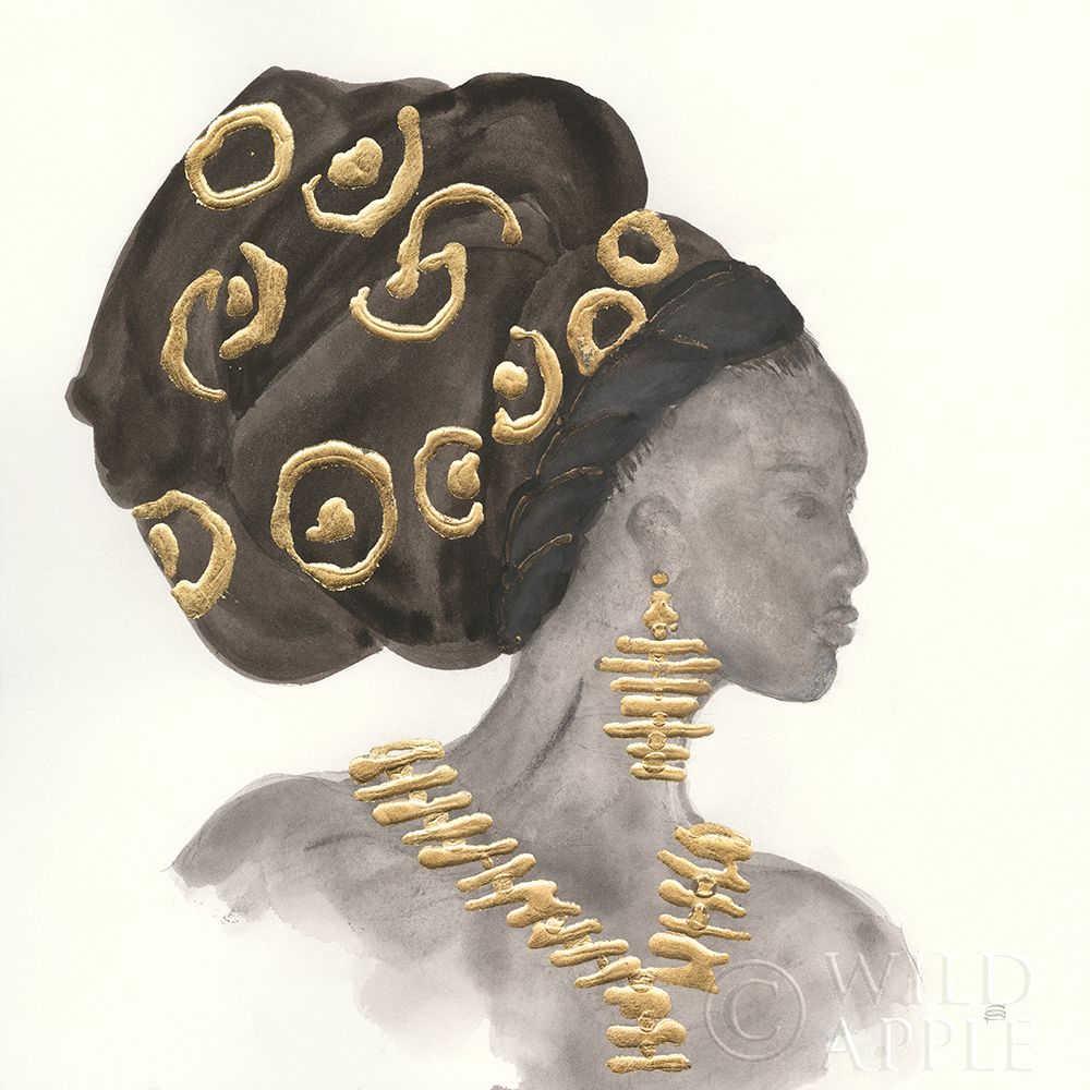 Wall art: Headdress Beauty I, by Paschke, Chris