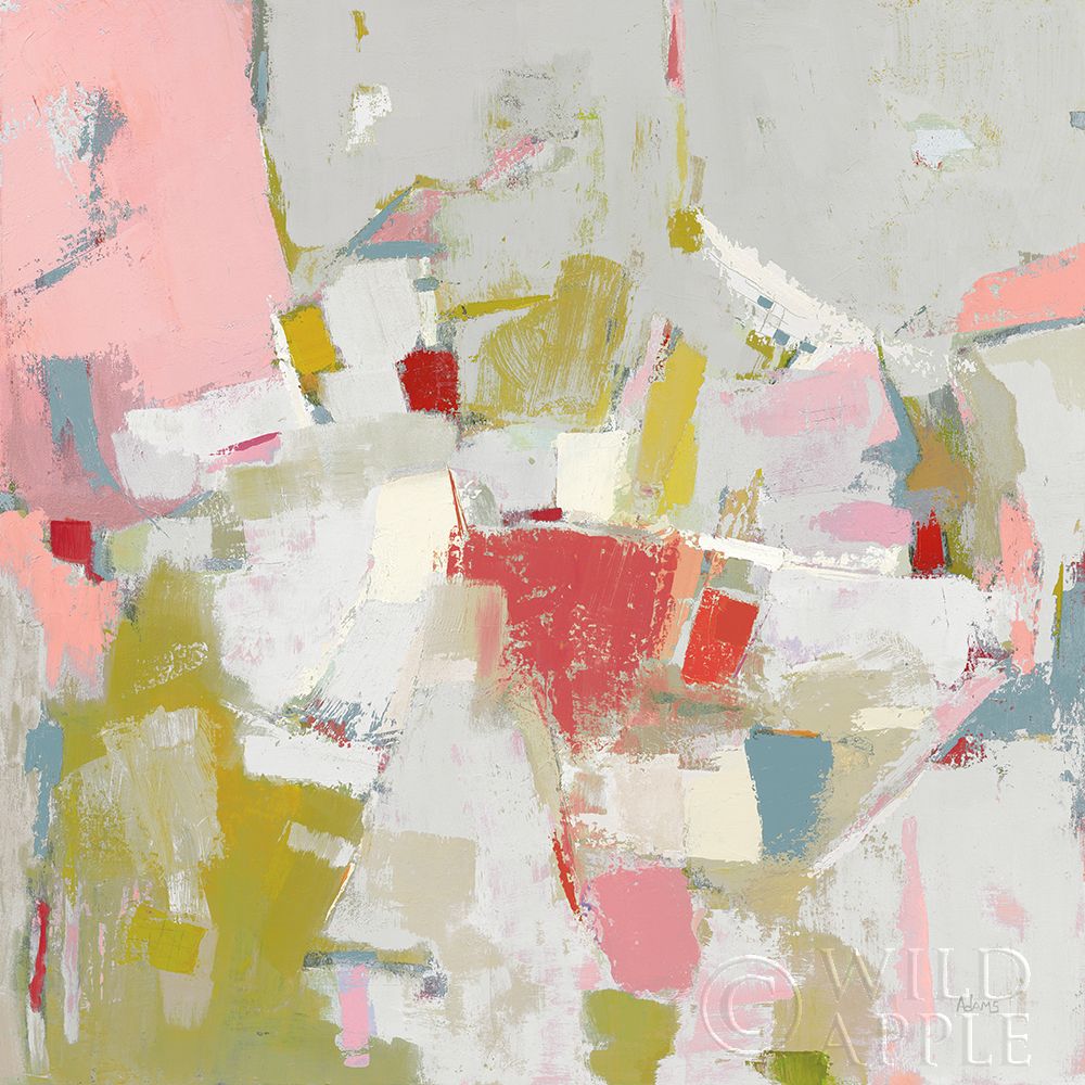 Wall Art Painting id:239986, Name: And All That Jazz Pink, Artist: Adams, Phyllis