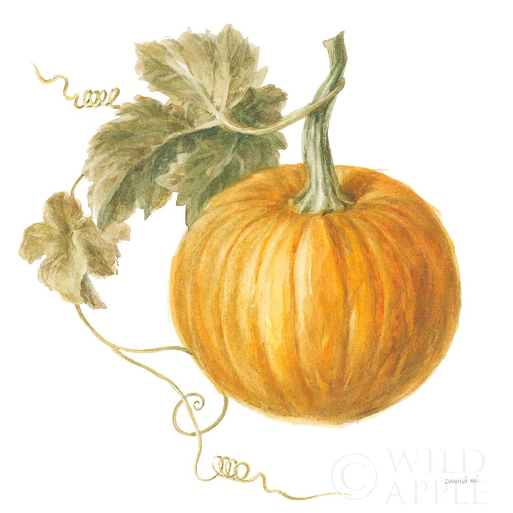 Art Print: Floursack Autumn VI on White