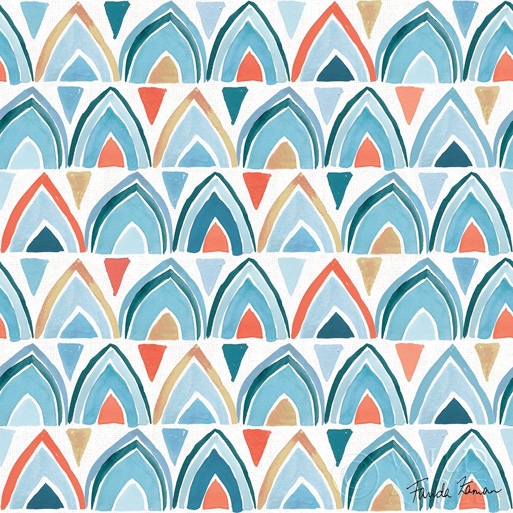 Art Print: Whale Tale Pattern IV