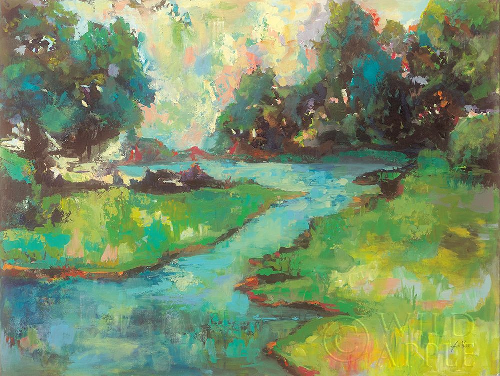 Wall Art Painting id:247638, Name: Landscape in the Park, Artist: Vertentes, Jeanette