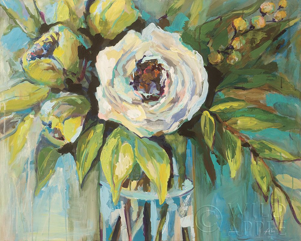 Wall Art Painting id:247640, Name: Aqua Solo, Artist: Vertentes, Jeanette