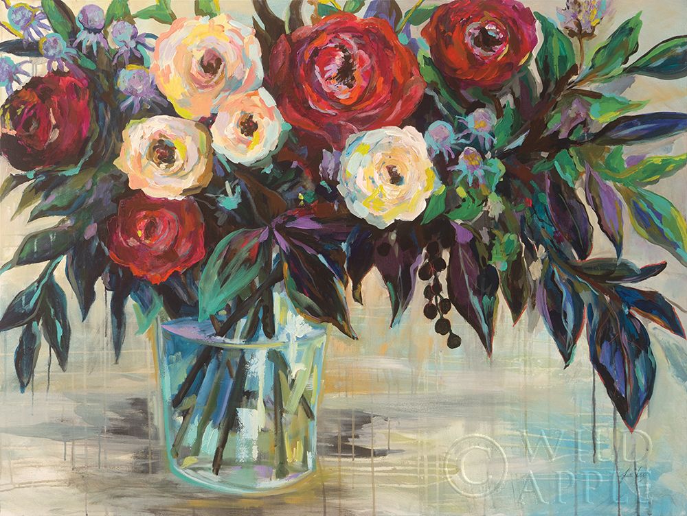 Wall Art Painting id:247641, Name: Winter Floral, Artist: Vertentes, Jeanette
