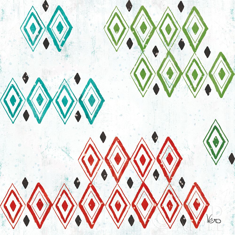 Wall Art Painting id:252307, Name: Merry Making Pattern VIA, Artist: Charron, Veronique