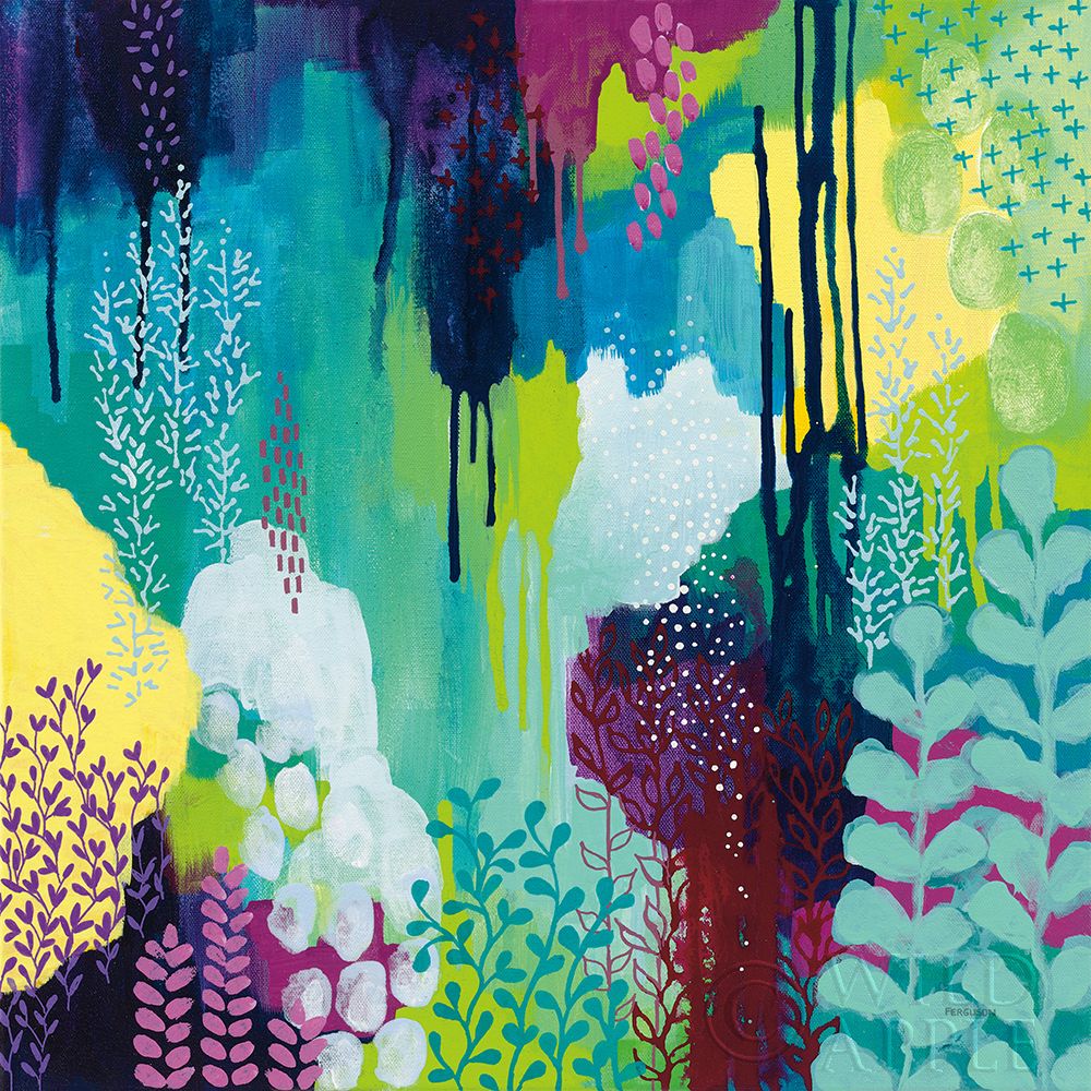 Art Print: Jewel Forest I