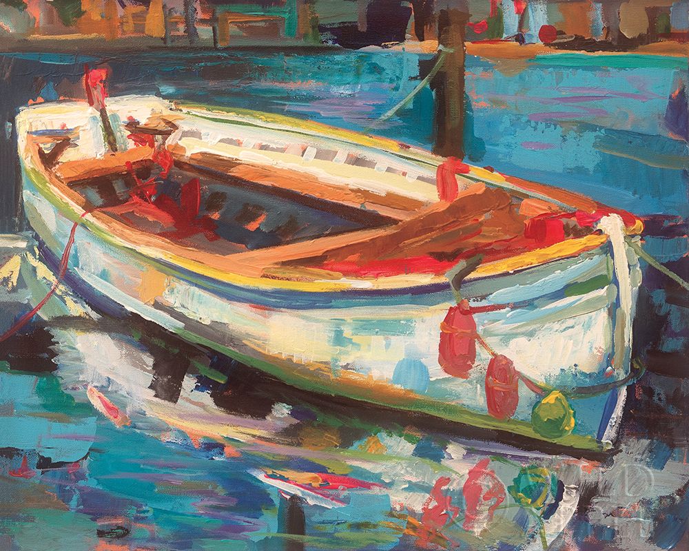 Wall Art Painting id:283778, Name: Solo Boat, Artist: Vertentes, Jeanette