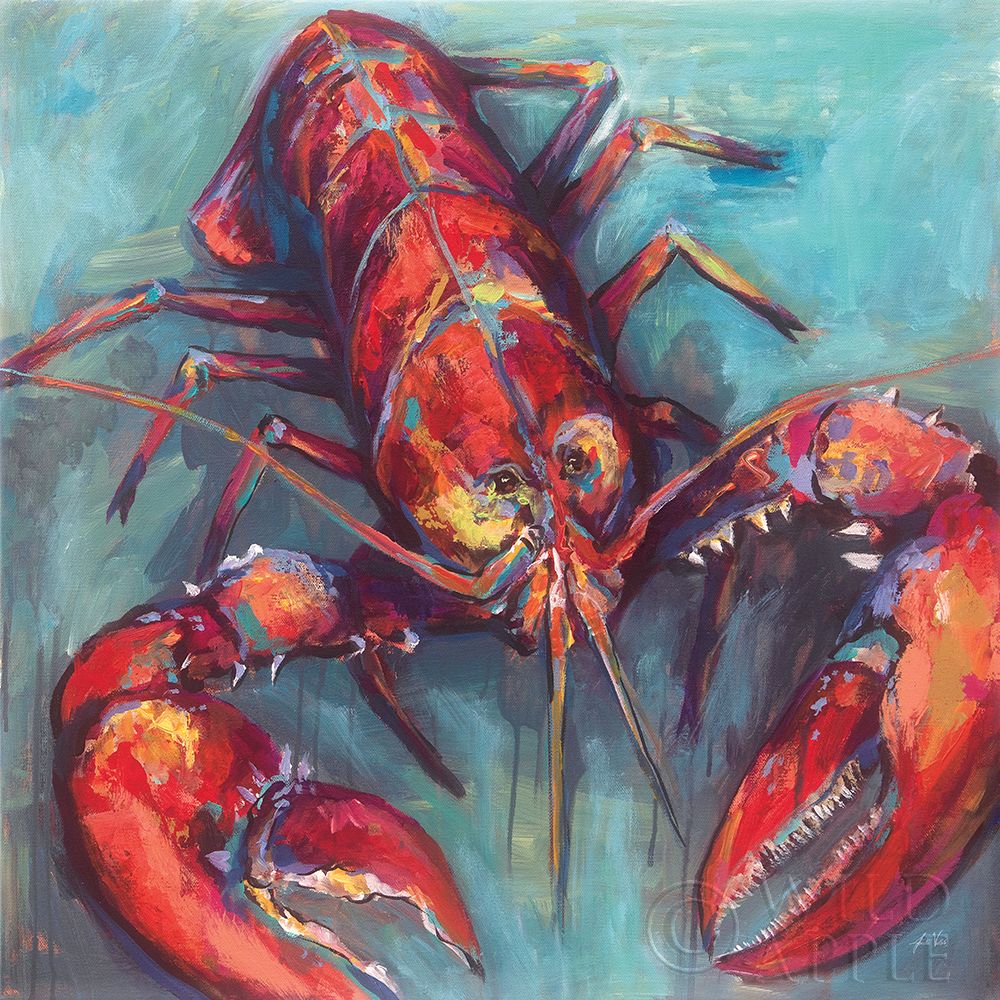 Wall Art Painting id:257869, Name: Lobster, Artist: Vertentes, Jeanette