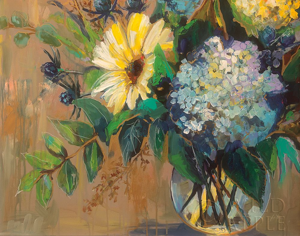 Wall Art Painting id:252531, Name: Glass Floral, Artist: Vertentes, Jeanette