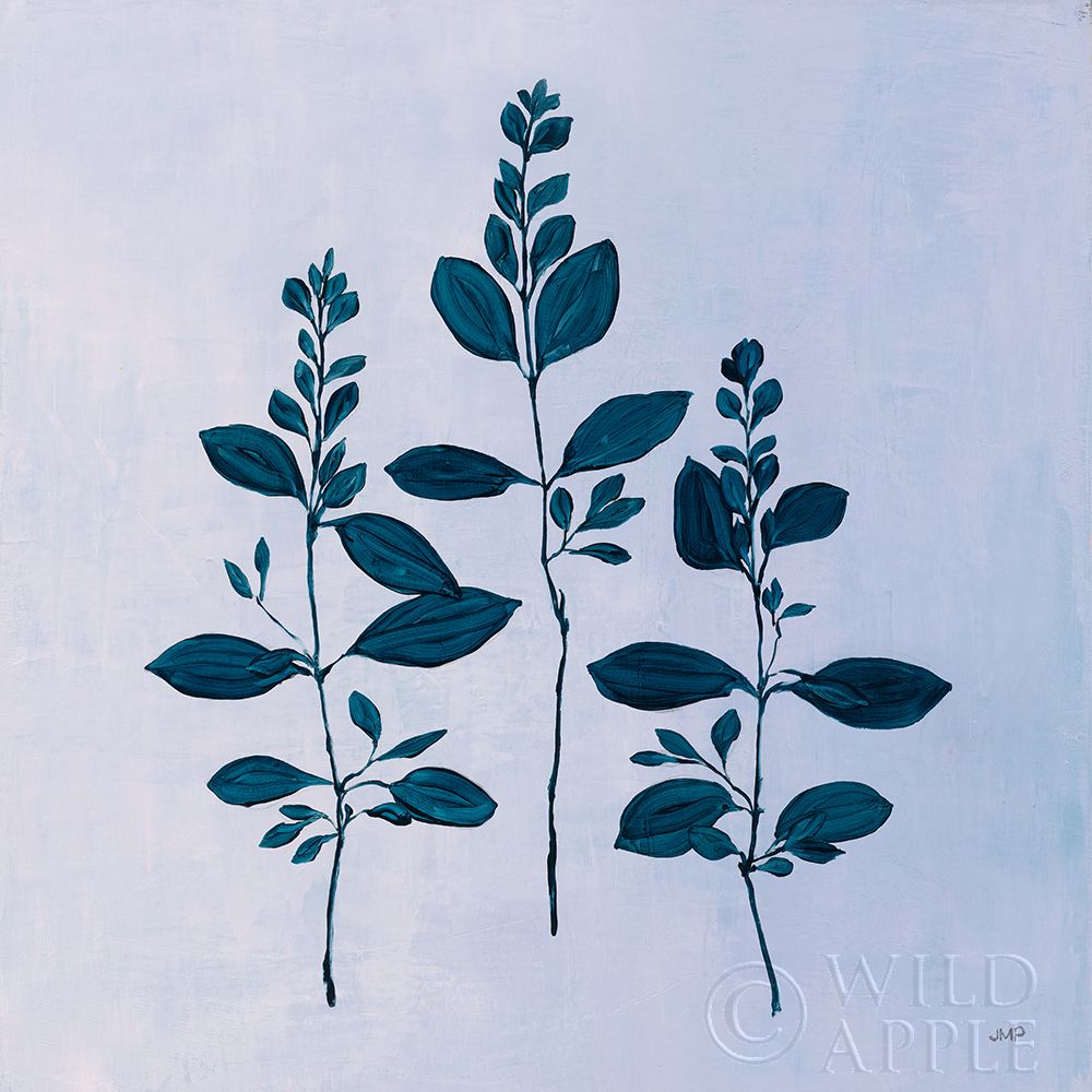 Art Print: Botanical Study IV Blue