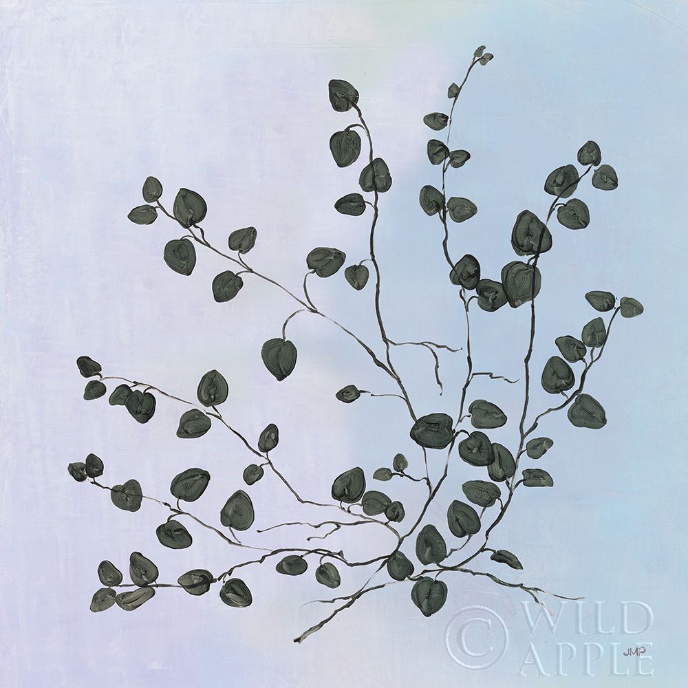 Art Print: Botanical Study VII Blue