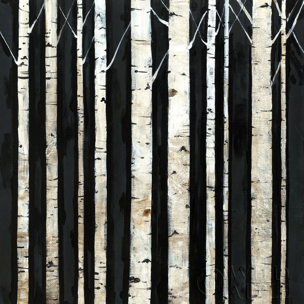 Art Print: Birch Tree Square III