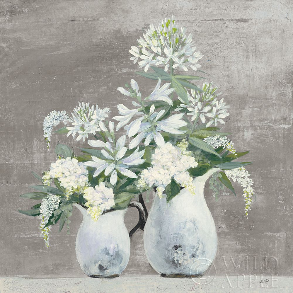 Wall Art Painting id:277829, Name: Late Summer Bouquet III Greige, Artist: Purinton, Julia