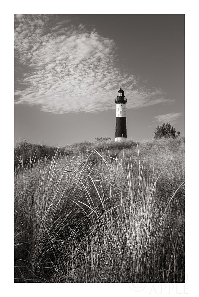 Art Print: Big Sable Point Lighthouse I BW