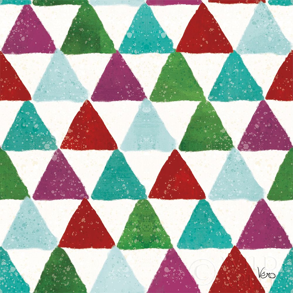 Wall art: Festive Forest Pattern IVA, by Charron, Veronique