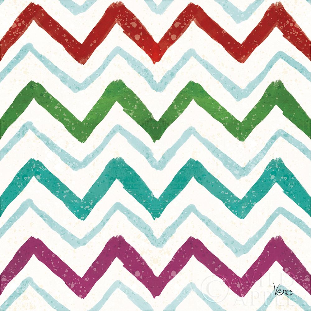 Wall art: Festive Forest Pattern VIIIA, by Charron, Veronique