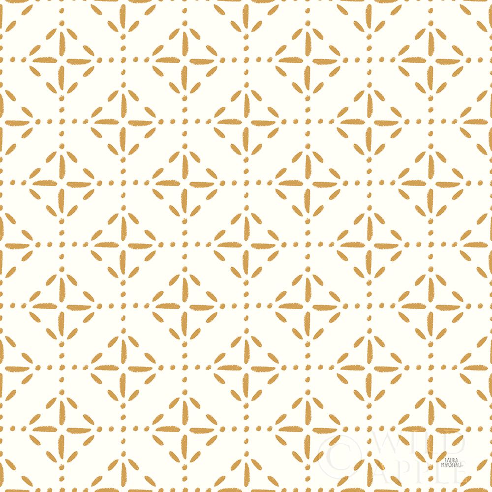 Wall Art Painting id:258059, Name: Harvest Village Pattern VIIA, Artist: Marshall, Laura