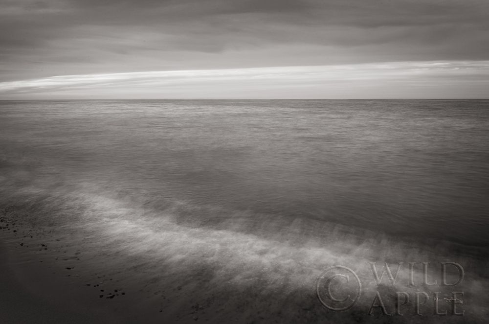 Art Print: Lake Superior Beach I BW