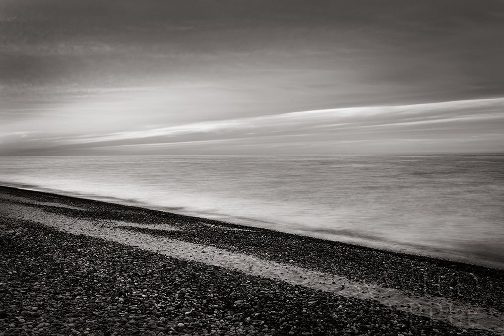 Wall art: Lake Superior Beach III BW, by Majchrowicz, Alan