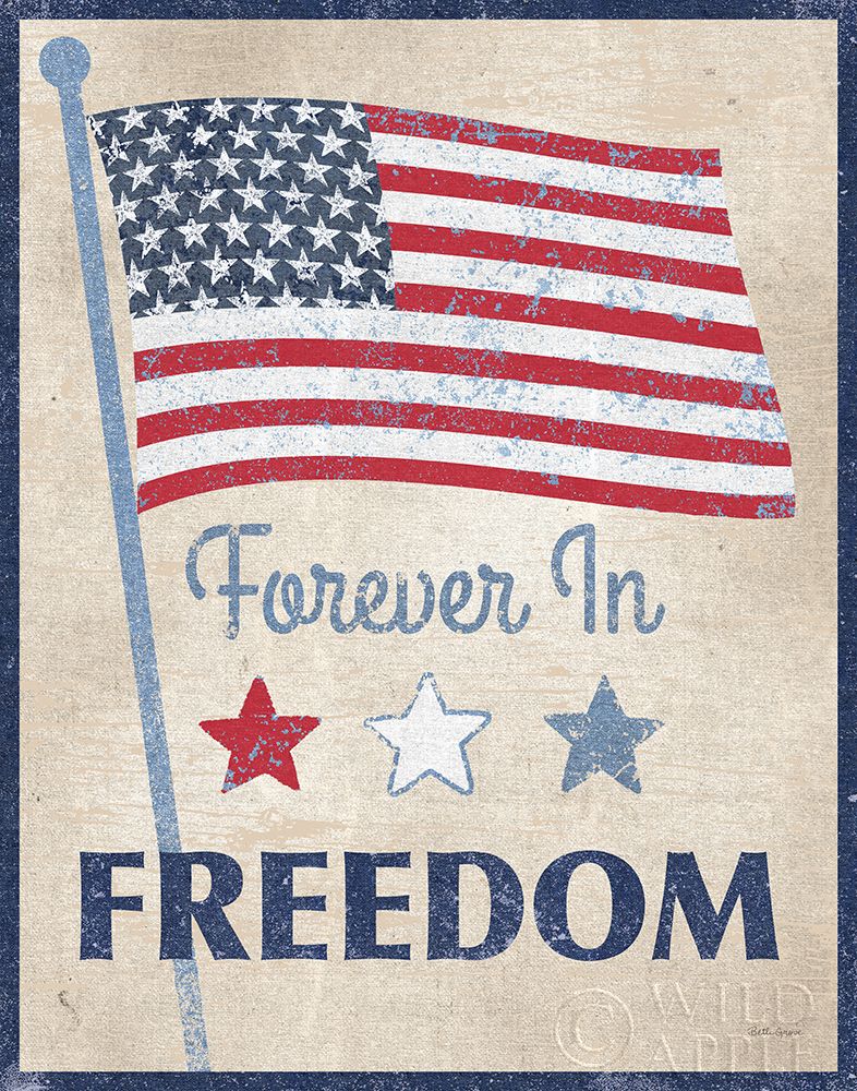 Art Print: Forever in Freedom Dark
