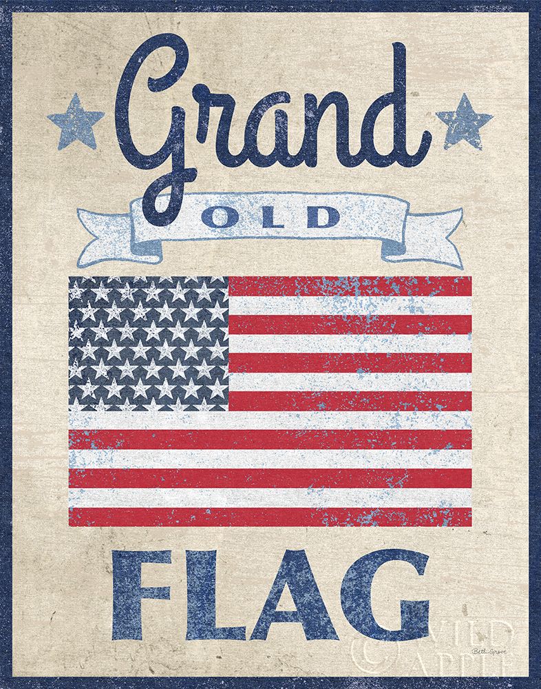 Art Print: Grand Old Flag Dark