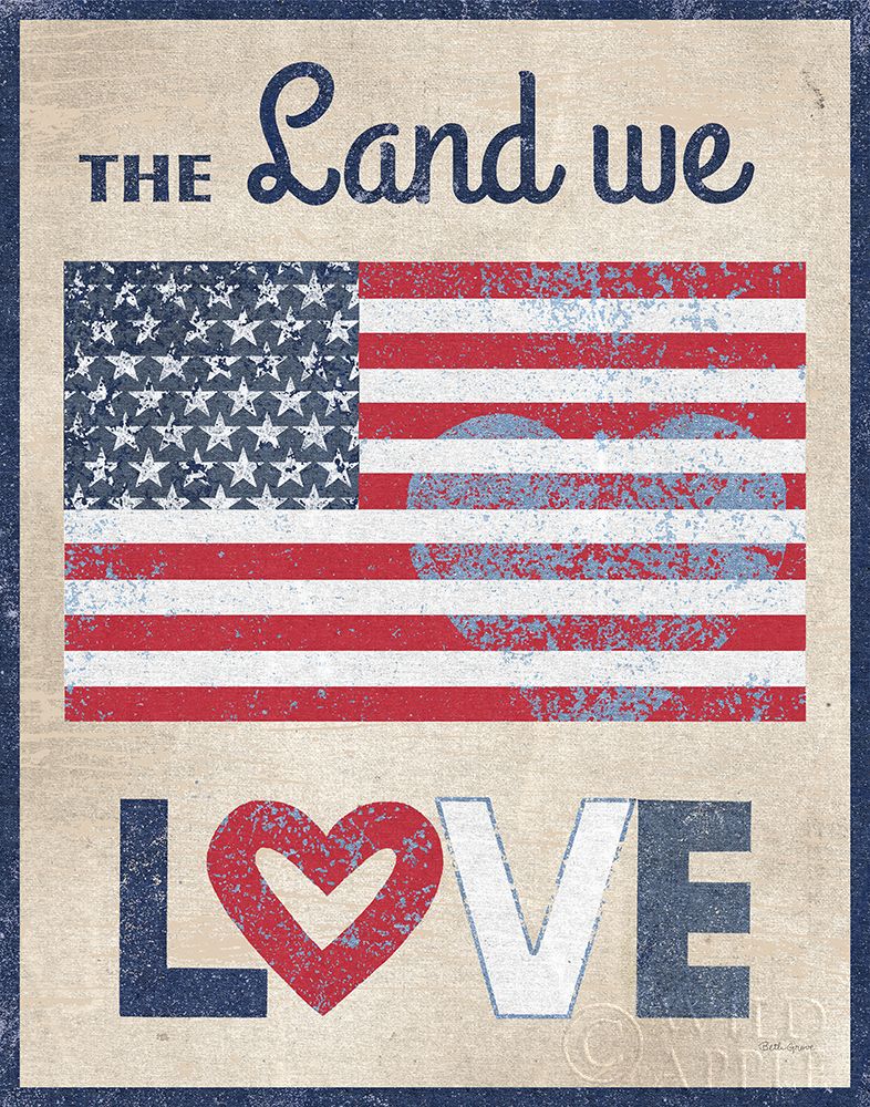 Art Print: The Land We Love Dark