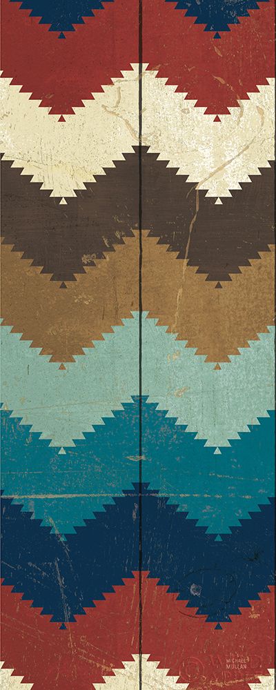 Wall Art Painting id:322376, Name: Native Tapestry Panel I, Artist: Mullan, Michael