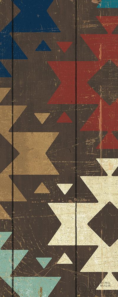 Wall Art Painting id:322377, Name: Native Tapestry, Artist: Mullan, Michael