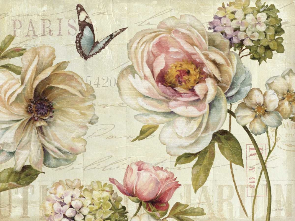 Art Print: Marche de Fleurs IV