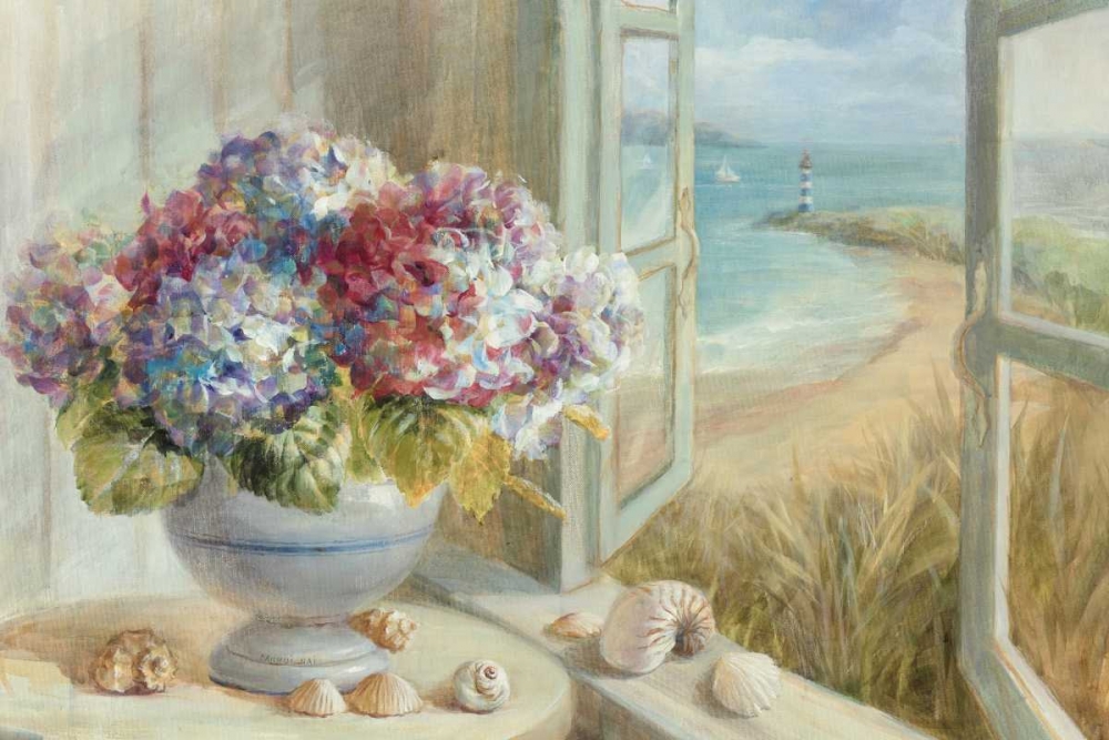 Art Print: Coastal Hydrangea WAG