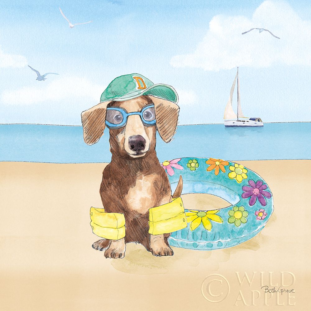 Art Print: Summer Paws III No Words